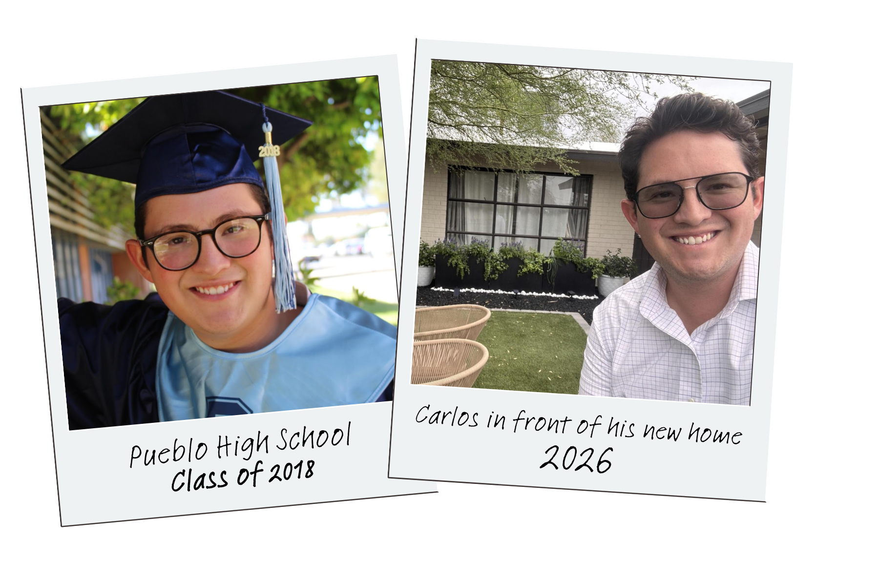 Carlos then & now