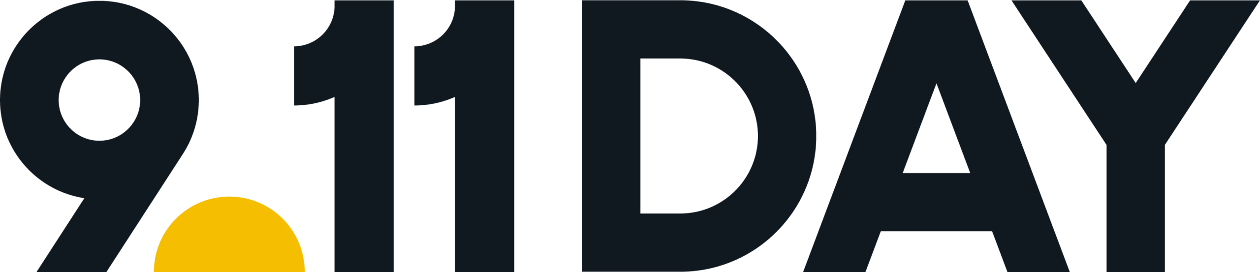 2026 911 Day Logo Black on White